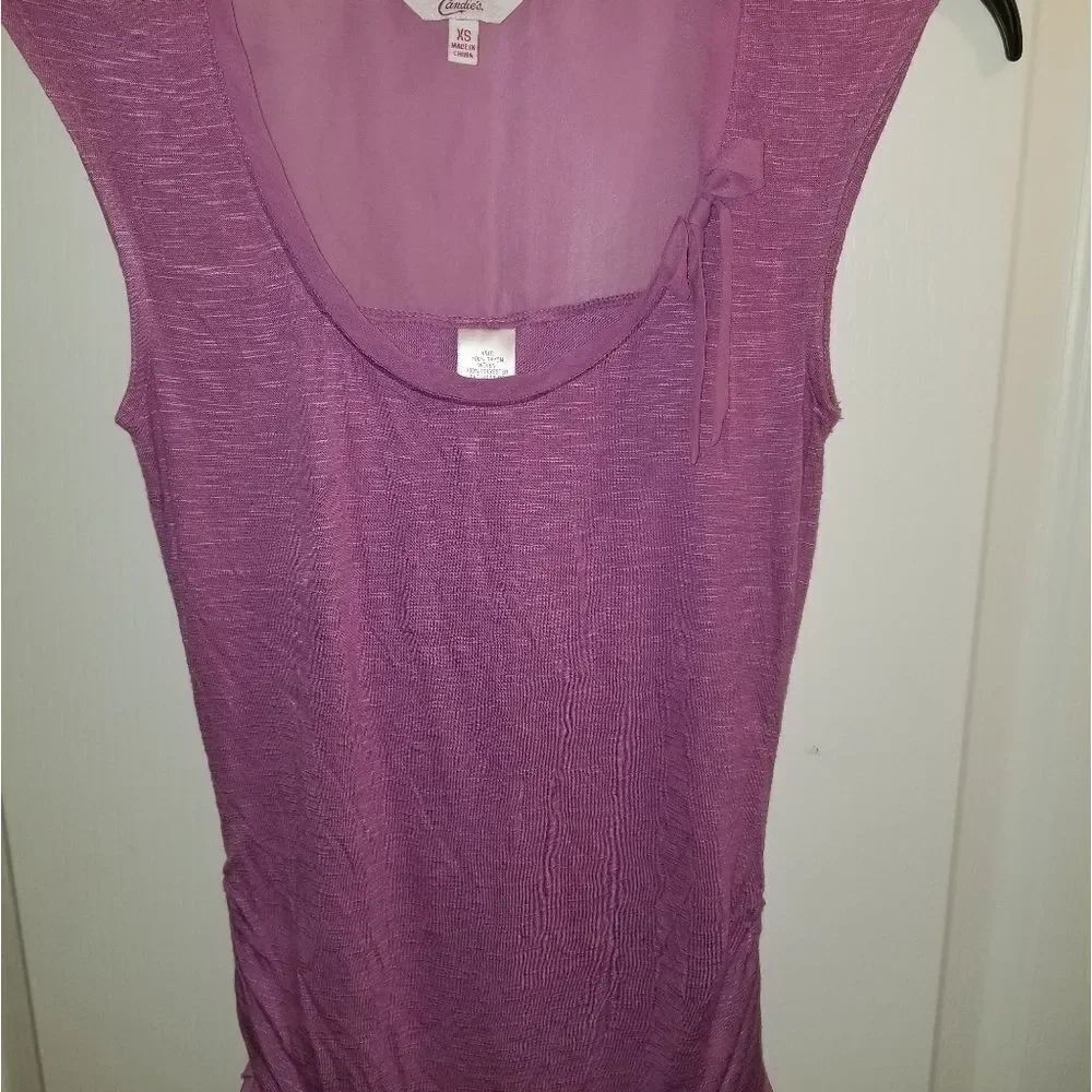 BRAND NEW CANDIES TOP PURPLE - Picture 4 of 11